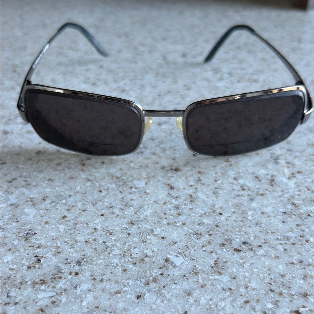 Fendi Black Sunglasses with Silver Accents